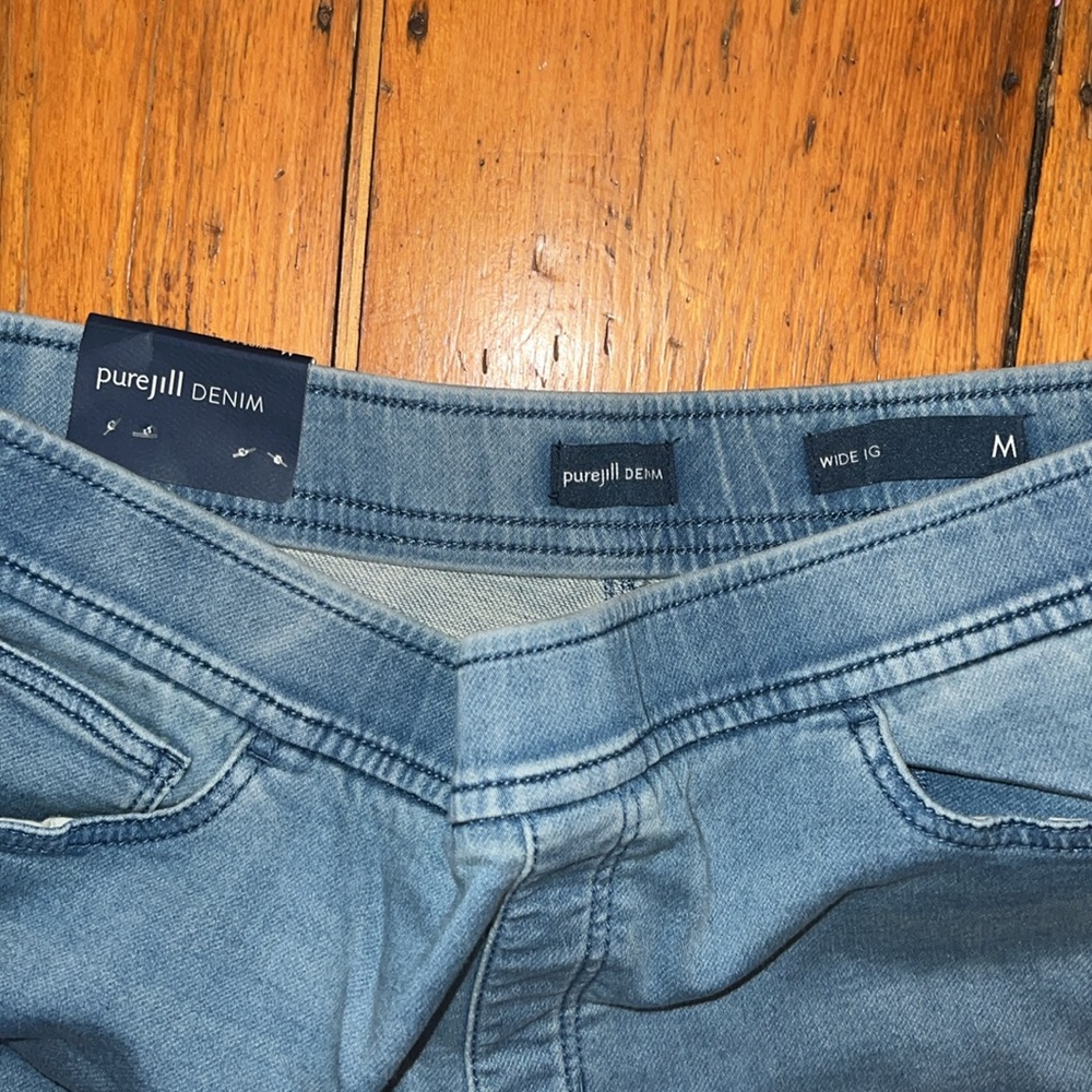 J Jill Pure Jill Wide Leg Jeans M NWT - Picture 3 of 13